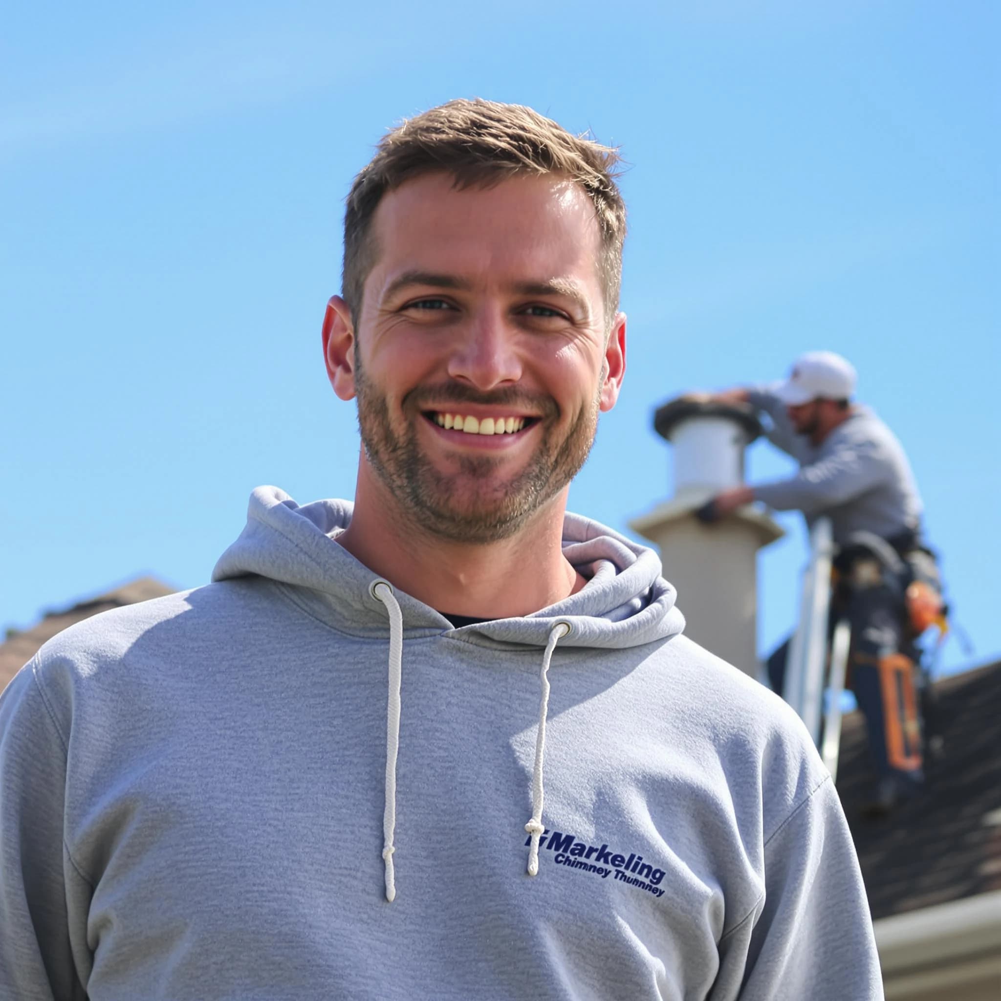 The Corrales Chimney Sweep team.